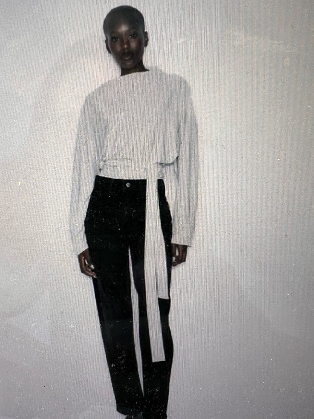 High-Rise Black Slim Jeans from Zara